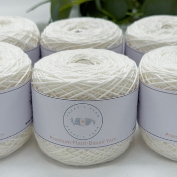 White Cotton Yarn Cakes