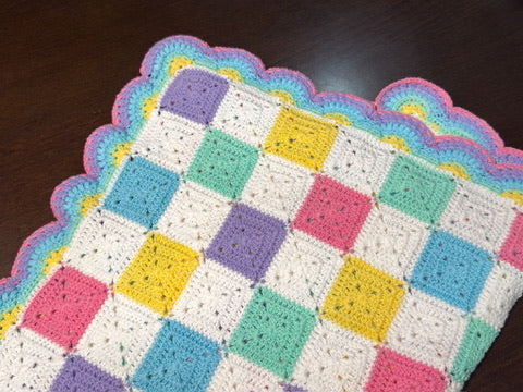 The Unicorn Battenberg Blanket