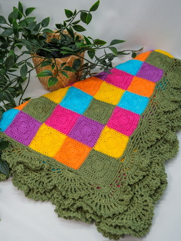 Tropical Box Blanket Squares