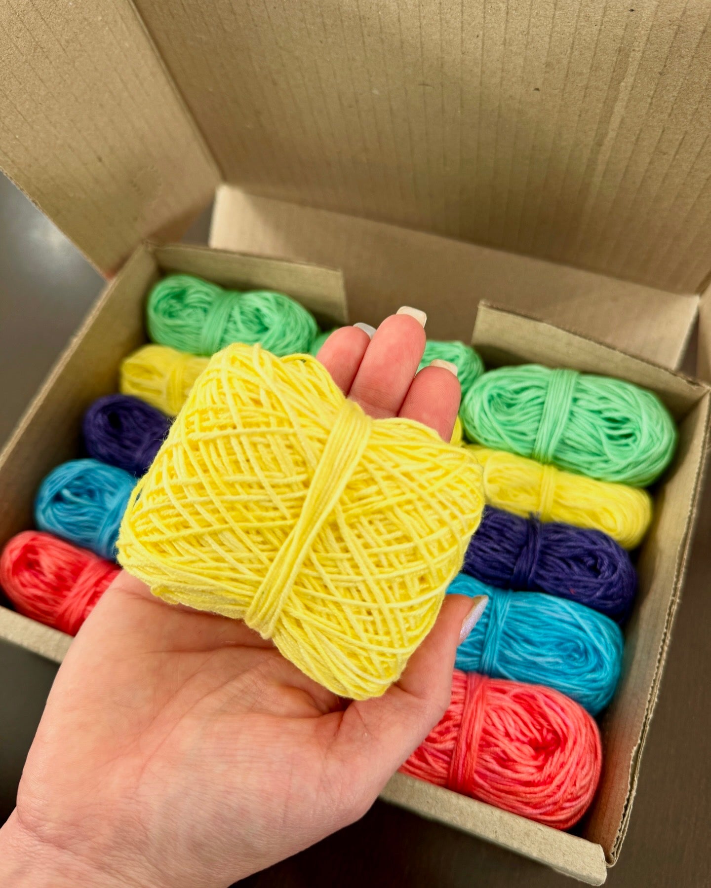 Limited Edition Cotton & Acrylic Mini Yarn Cakes