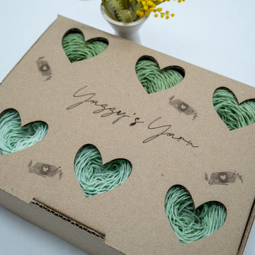 Avocado Green Gradient Yarn Box