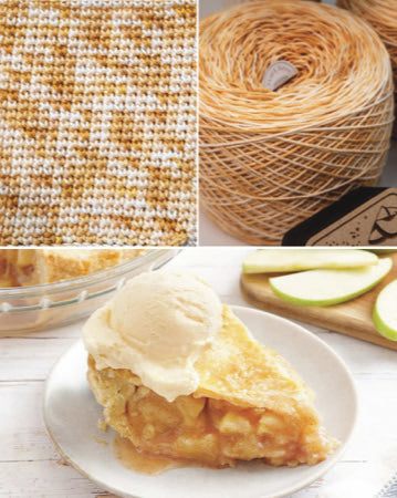 Apple Pie Yarn Cakes