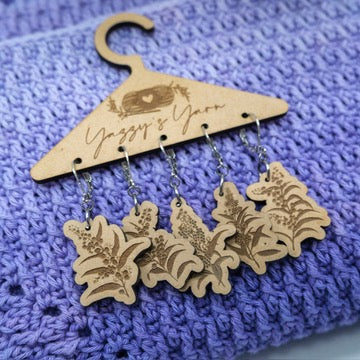 Wattle Sprig Stitch Markers