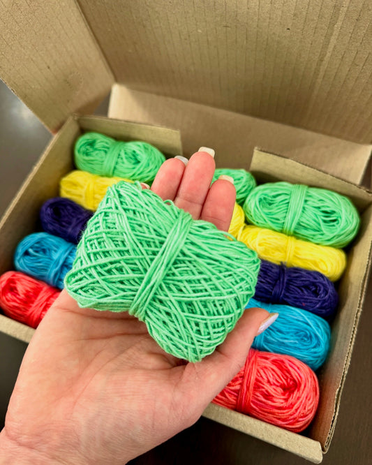 Limited Edition Cotton & Acrylic Mini Yarn Cakes