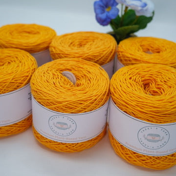 Pumpkin Cotton Yarn Cakes