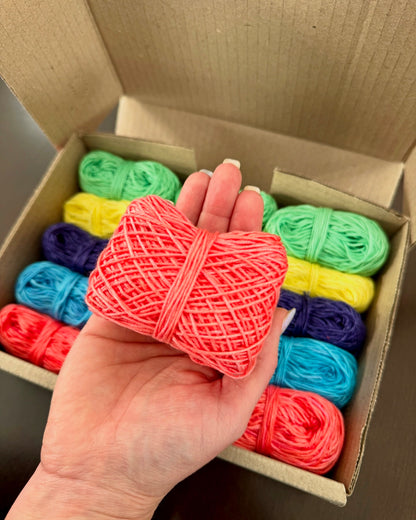 Limited Edition Cotton & Acrylic Mini Yarn Cakes