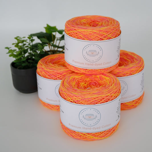 Amazing Parrot | Hand-dyed Cotton Yarn