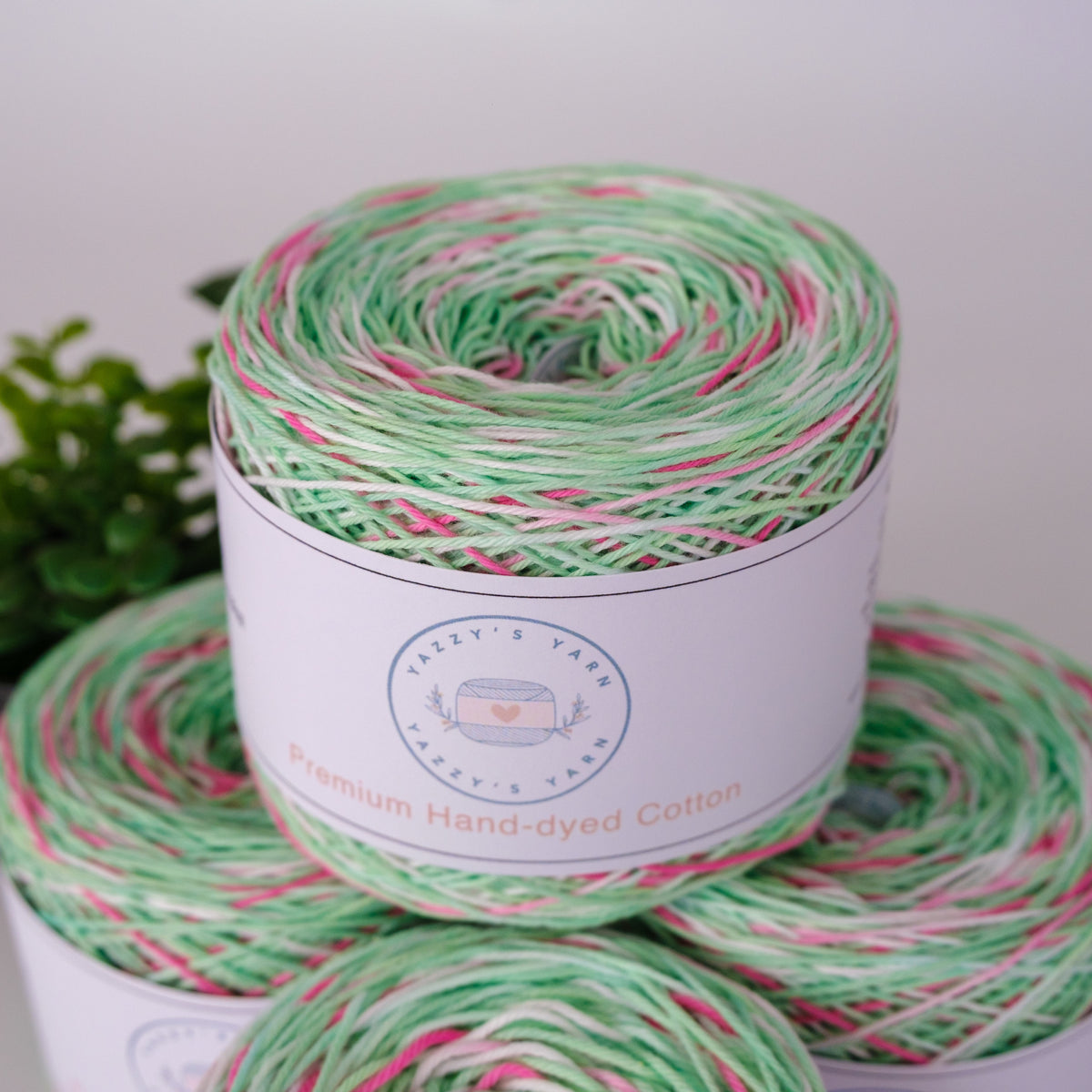 Green Wave | Hand-dyed Cotton Yarn