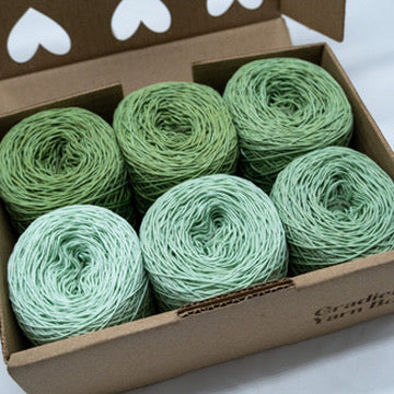 Avocado Green Gradient Yarn Box