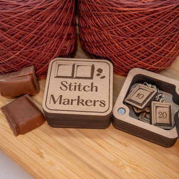 Chocolate Stitch Marker Box