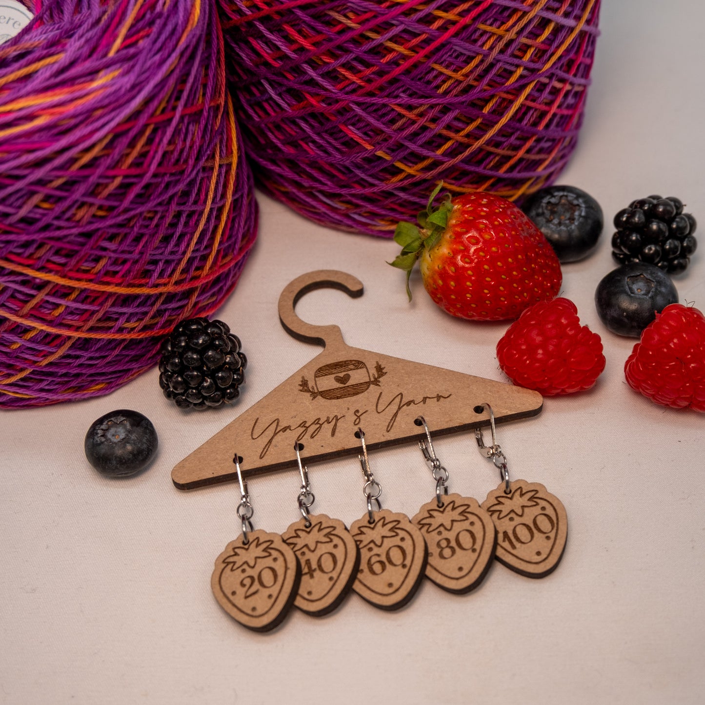Berry Crumble Stitch Markers
