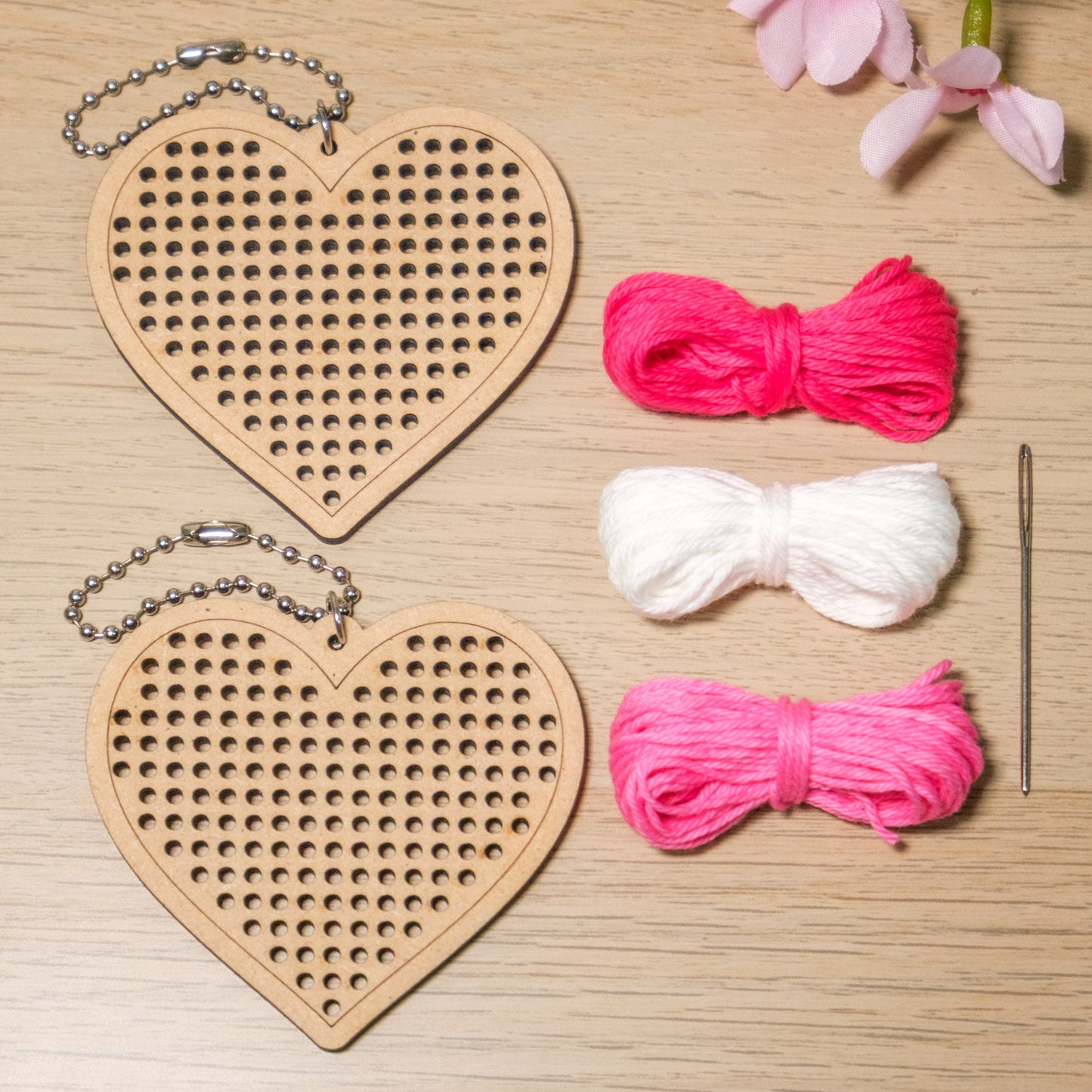 Cross Stitch Hearts