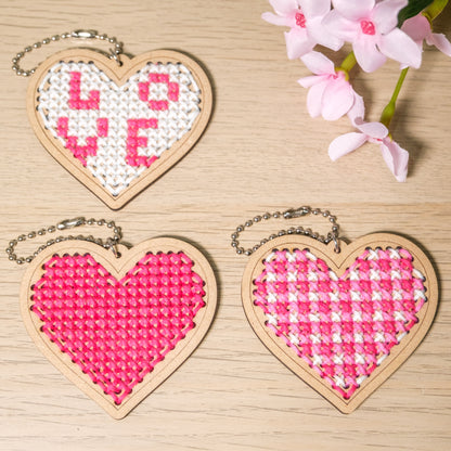 Cross Stitch Hearts