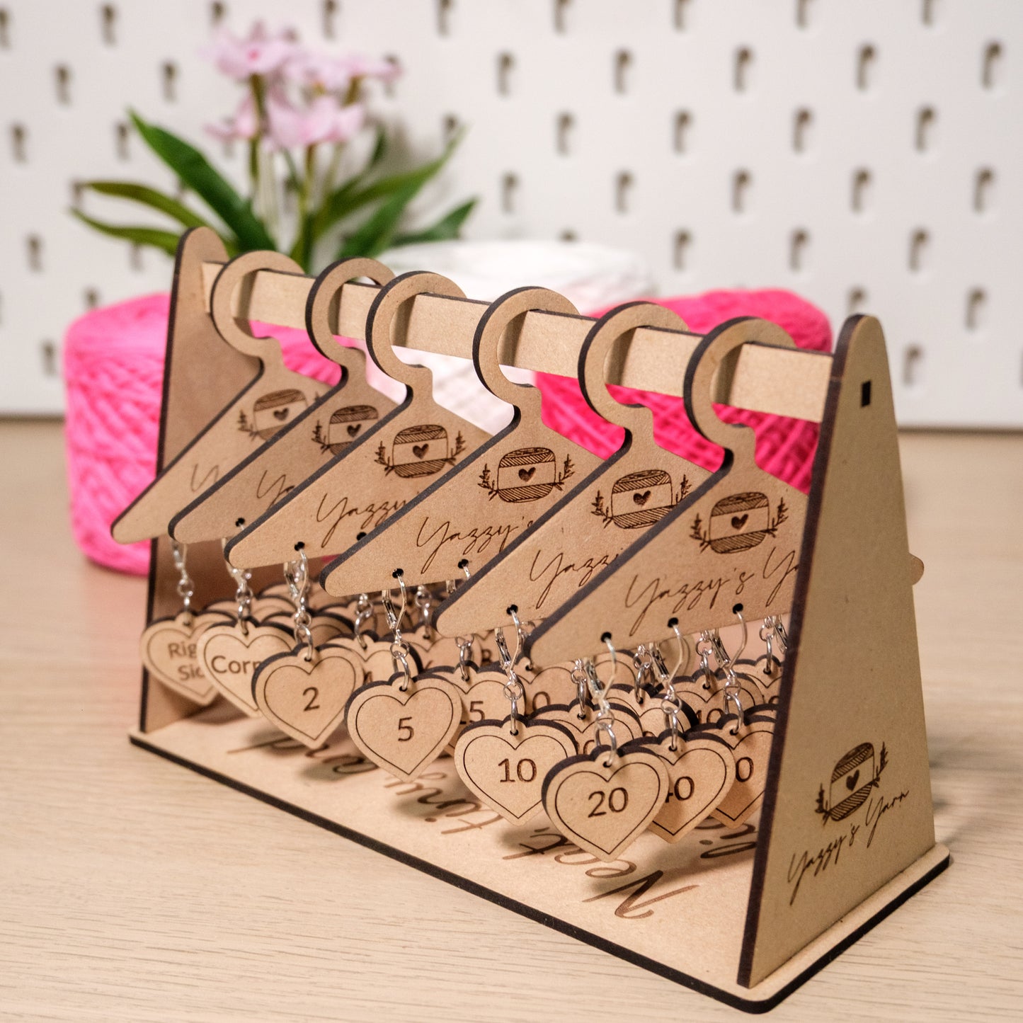 Heart Stitch Markers – Project Helper Set