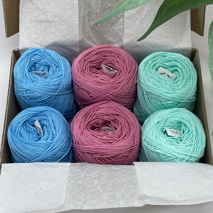 Dusty Pink Cotton Yarn Gift Box