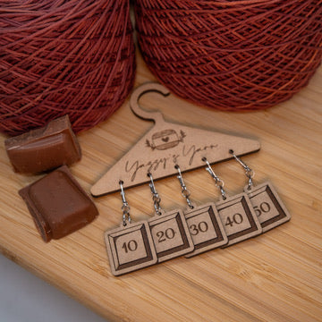 Chocolate Stitch Markers