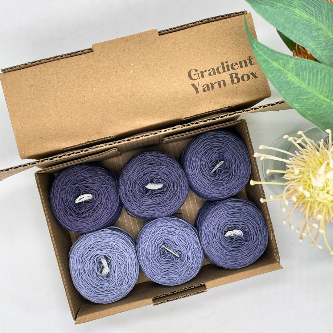 Gradient Yarn Boxes