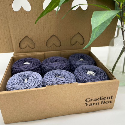 Eggplant Gradient Yarn Box