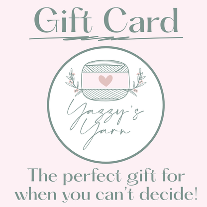 Yazzy's Yarn Gift Card