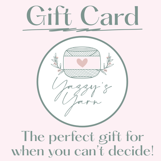 Yazzy's Yarn Gift Card