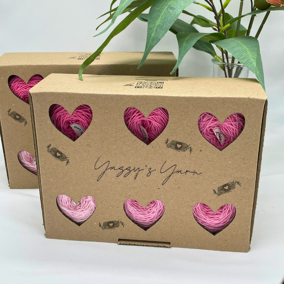 Pink Gradient Box Cherry Pink Gradient Yarn Box – Yazzy's Yarn