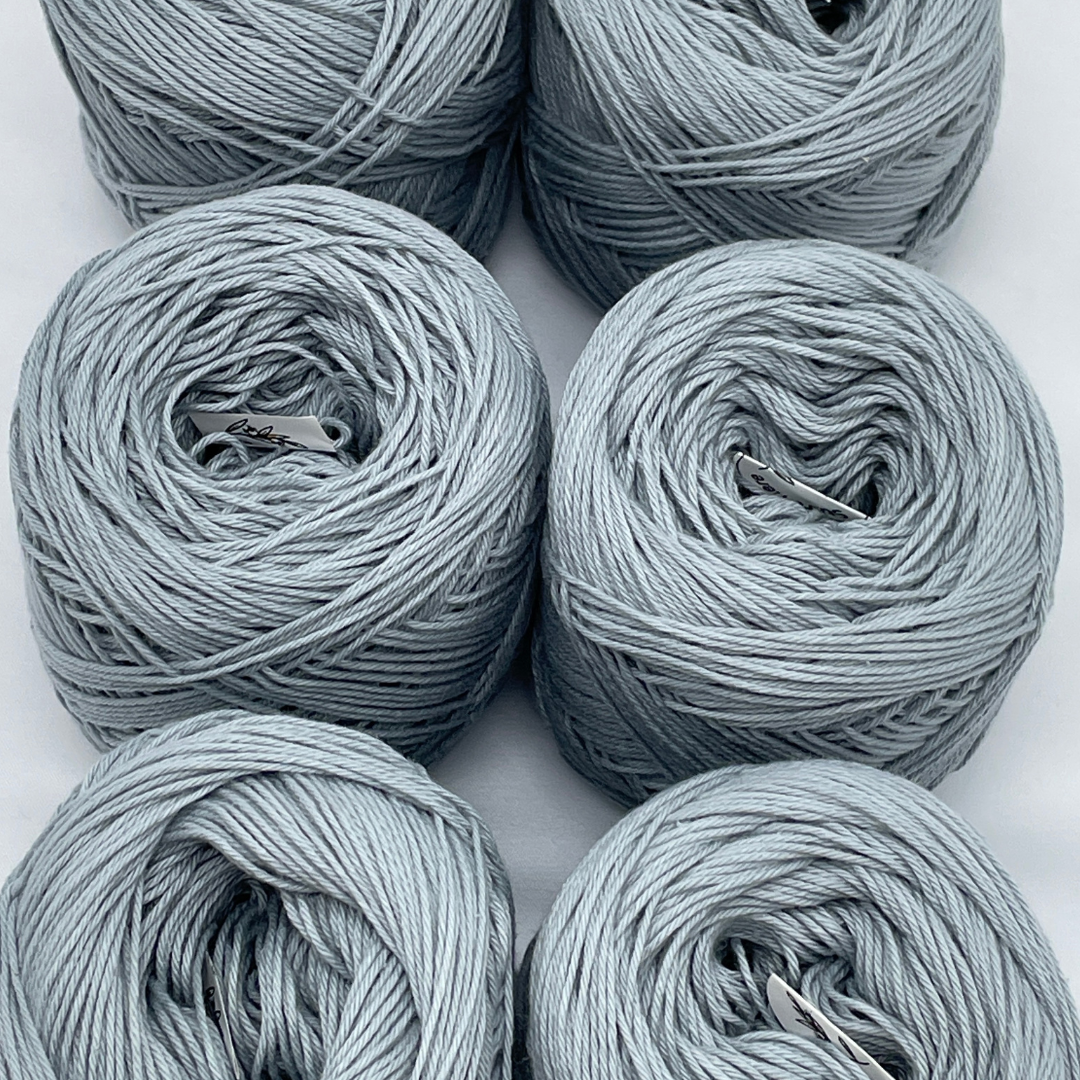 Koala Grey Cotton Yarn Cakes