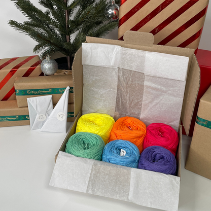 Solid Cotton Yarn Gift Box