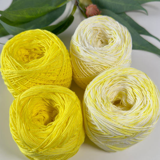 Sunshine Yellow Yarn Cakes