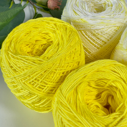 Sunshine Yellow Yarn Cakes