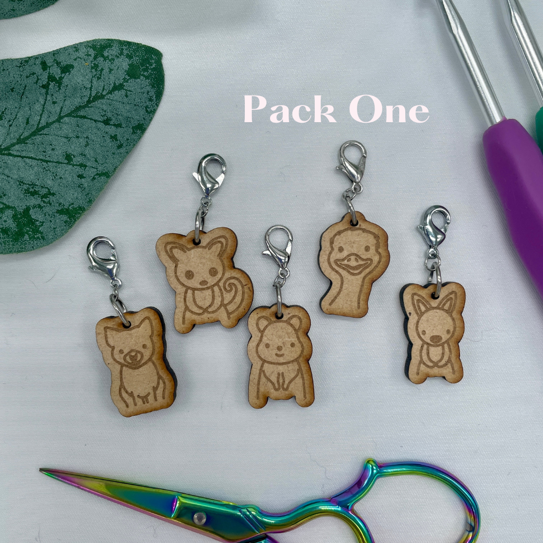 Aussie Animal Stitch Markers