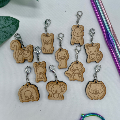 Aussie Animal Stitch Markers