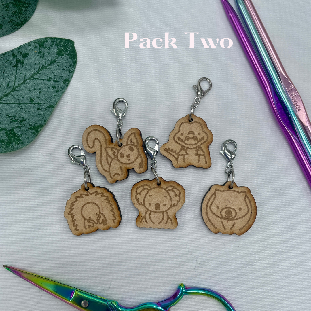 Aussie Animal Stitch Markers