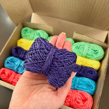 Limited Edition Cotton & Acrylic Mini Yarn Cakes