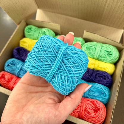 Limited Edition Cotton & Acrylic Mini Yarn Cakes